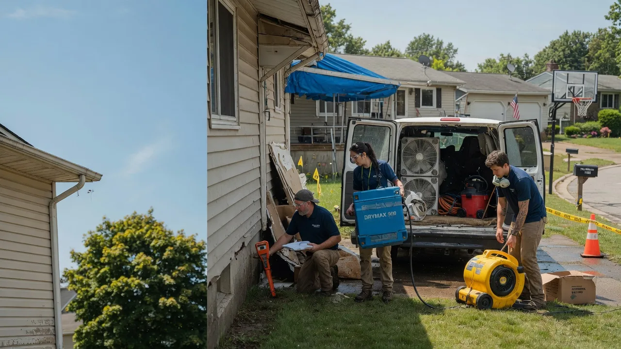 Ceiling Leak Cleanup in Cumberland, IA near me
