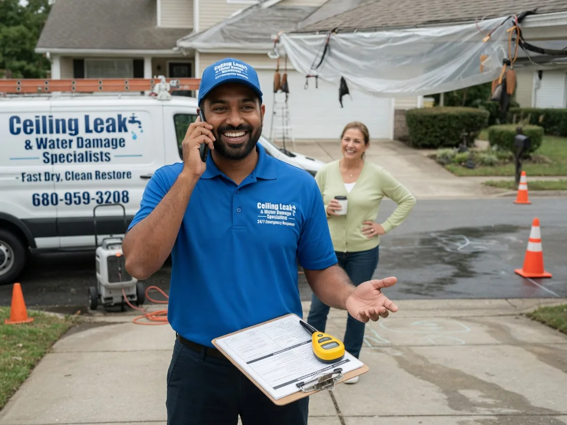 Ceiling Leak Cleanup Cumberland, IA FAQs